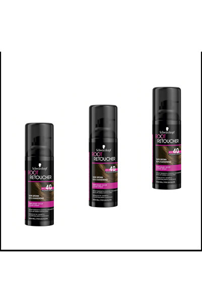 Root Retoucher Beyaz Kapatıcı Sprey Koyu Kahverengi 120 Ml Kategori: Saç Boyası 3 ADET