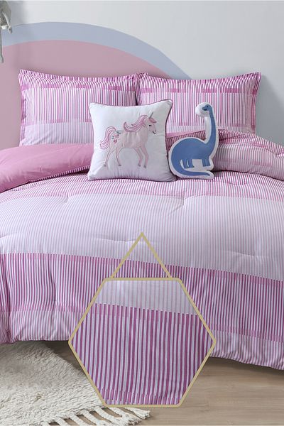 Bee Home Bed and Bath Max | 5 Pieces Full Comforter Set - 219 X 193 Cm