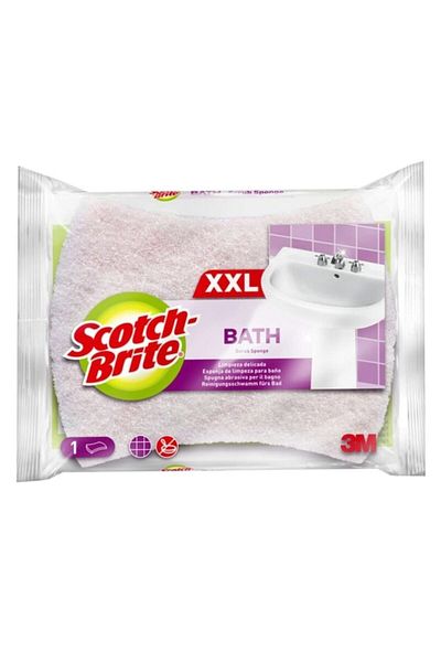 Scotch Brite Burete clasic XXL pentru baie, alb/roz