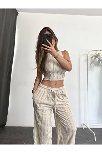 nona butik Σετ Olala - Μπεζ