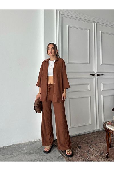 New Lune Women's Clothing Wrap Suit Hijab Suit Bottom Top Suit, Double Suit