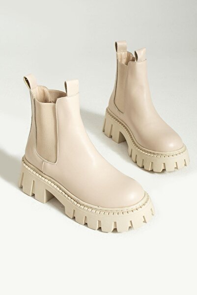 Bestyle Gwenn Kadın Bej Chelsea Bot