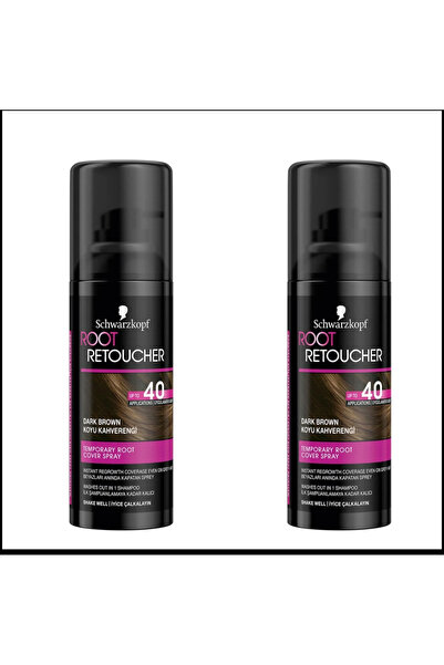Root Retoucher Beyaz Kapatıcı Sprey Koyu Kahverengi 120 Ml Kategori: Saç Boyası 2 ADET