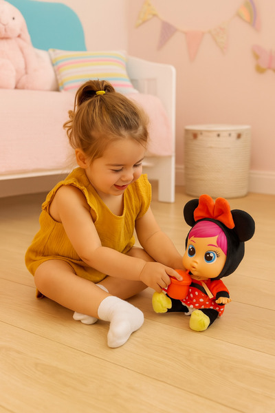Duman Cry Babies Loving Care Minnie | Gerçek Gözyaşlı Minnie Mouse Temalı Bebek