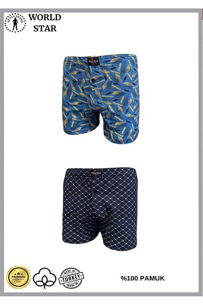 civetta 2 Pack Lycra Cotton Colorful Men's Boxers