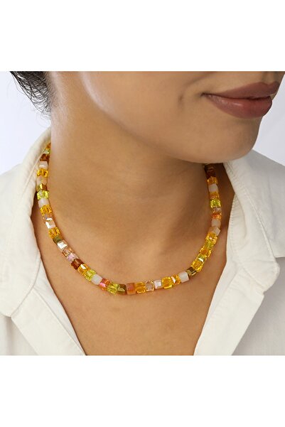 GÜNEBAKAN AKSESUAR Cam Kolye