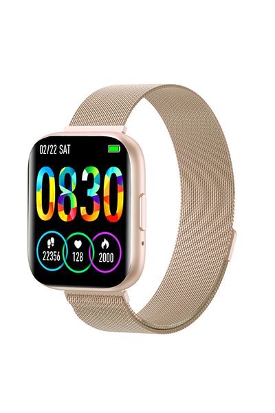 İSP Ceas SmartWatch ISP FIT P68, Incarcare Magnetica, 1.28" FULL Color OLED Display, Waterproof ip67, He