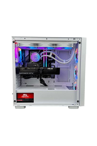 MIEXCITE Pc I7-14700f Rtx 5070 B760 32gb 360lc Ddr5 White