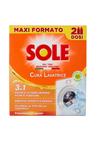 Sole Washing Machine Cleaning Solution with Citrus Scent 2 Pieces 2x250 ml