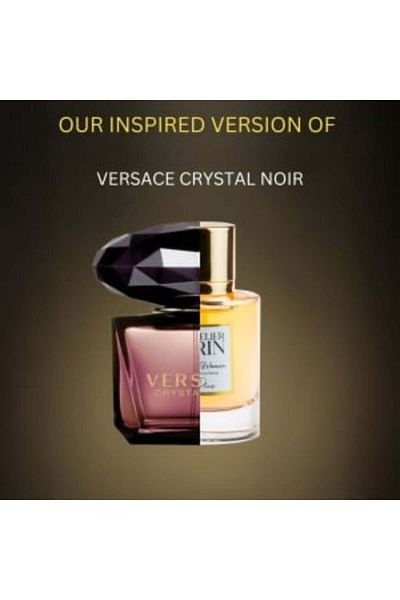 LATELİER ERİN Apa de parfum L’Atelier Erin W157, 50 ml, pentru femei, inspirat din Versac€ Crystal Noir