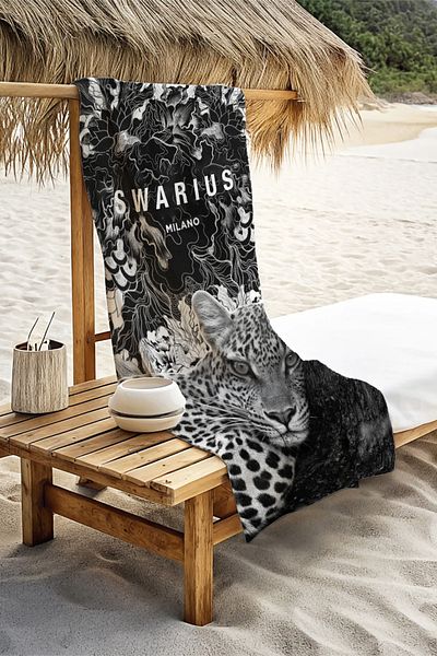 SWARIUS Πετσέτα παραλίας για ενήλικες Unisex 70x150cm με καλοκαιρινό σχέδιο - Πετσέτα μπάνιου - Πετσέτα θάλασσας