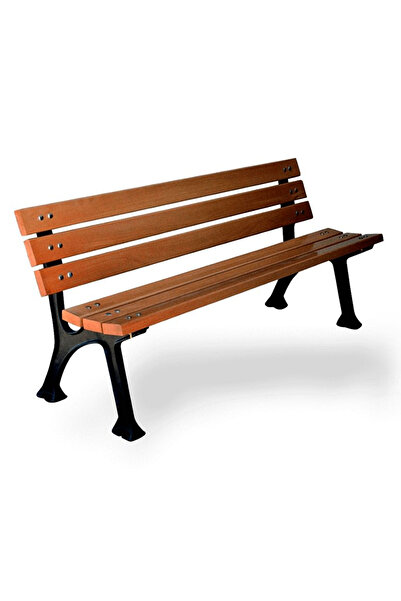 TOMRUK YAPI Döküm Ayaklı Ahşap Bank (BAHÇE BANKI)