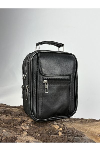 özdemirler deri Genuine Leather Small Size Handbag with Strap, Leather Bag, Handbag, Handbag with Phone Compartment