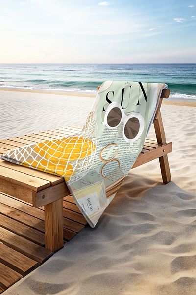 SWARIUS Adult Unisex 70X150Cm Summer Patterned Beach Towel - Bath Towel - Sea Towel