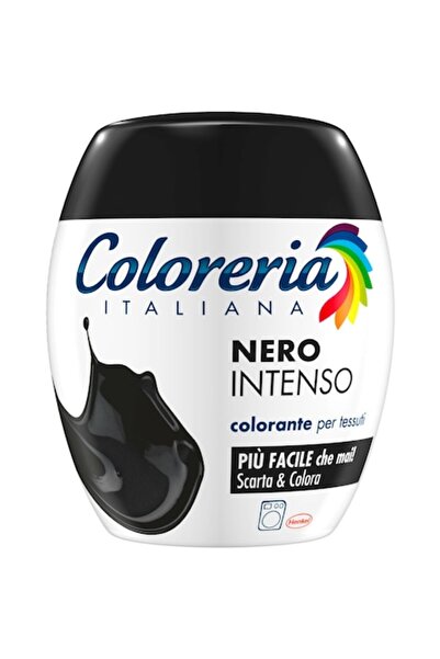coloreria italiana Vopsea textilă Nero Intenso, neagră, 350g