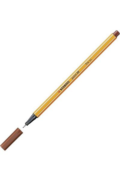 Stabilo - Fine Felt Tip Pen - Point 88 - Blood Red