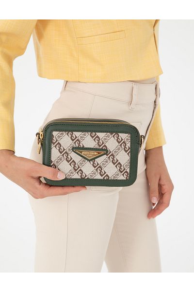 Pierre Cardin Geantă de umăr pentru femei Khaki Cross 05PO25Y306