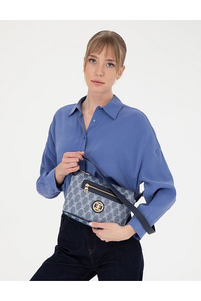 Pierre Cardin Geantă de umăr pentru femei albastră 05PO25Y421