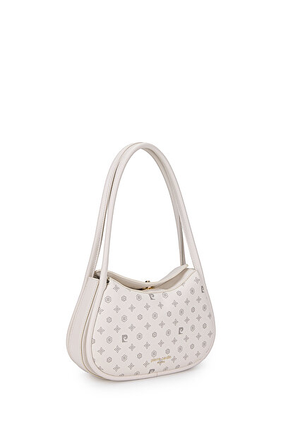 Pierre Cardin Beige Monogram Women's Shoulder Bag 05Po25Y10328