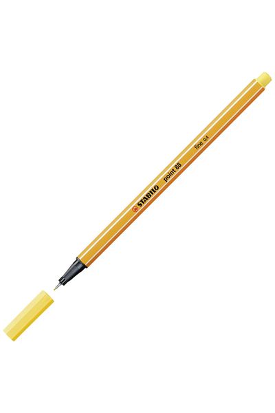 Stabilo - Fine Felt Tip Pen - Point 88 - Yellow