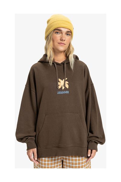 Quiksilver Стандартен - Суичър с качулка за жени