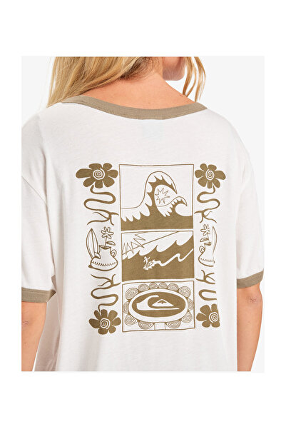 Quiksilver Ringer Screen – Kurzarm-T-Shirt für Damen