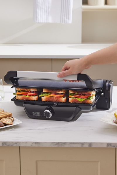 Karaca Gastro Diamond Antibacterial Toaster Shiny Black