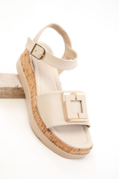 SOHO Beige Women's Sandals 20740