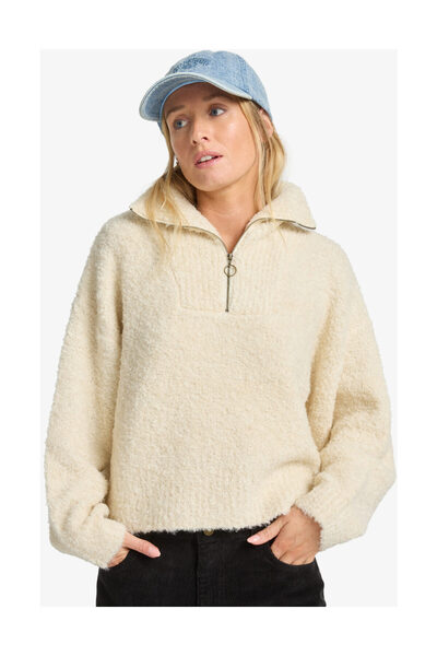 BİLLABONG Lost Heaven - Pulover cu jumătate de fermoar pentru femei