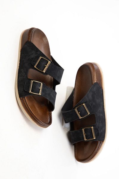 SOHO Black Women's Slippers 20736