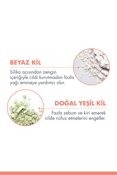 Avene Cleanance Hassas ve Lekeye Eğilimli Ciltler için Matlaştırıcı ve Arındırıcı Kil İçerikli Maske 50 ml