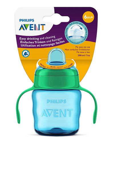 Philips Avent Scf551/05 - 200ml Sippy Cup, 6 Months (BLUE)