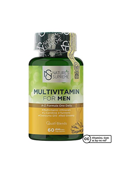 Nature's Supreme 60 Capsules Multivitamin for Men - Unflavored