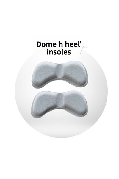 kubbe Gray Anti-Knock Adhesive Heel Sponge - Pad