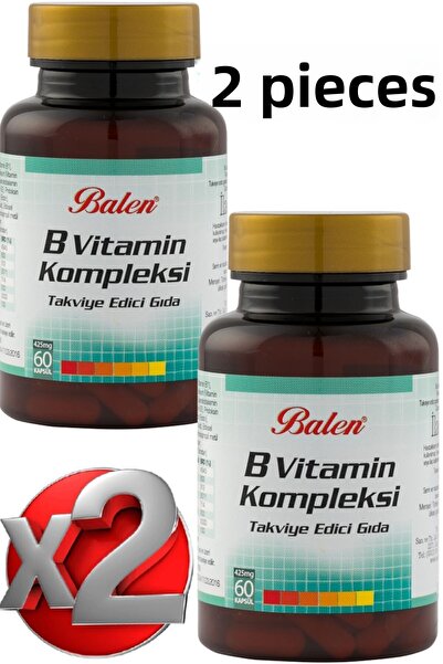 Balen 2 كبسولة فيتامين ب المعقدة 425 مجم 60 قطعة