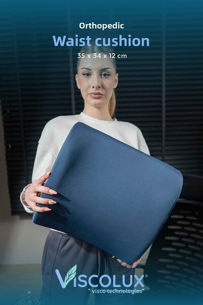 Viscolux Orthopedic Lumbar Support Pillow - Visco Lumbar Support Cushion Comf...