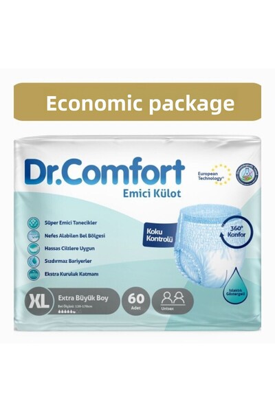 Dr.Comfort Adult Absorbent Panties Extra Large 2 Packs of 30 60 Pieces
