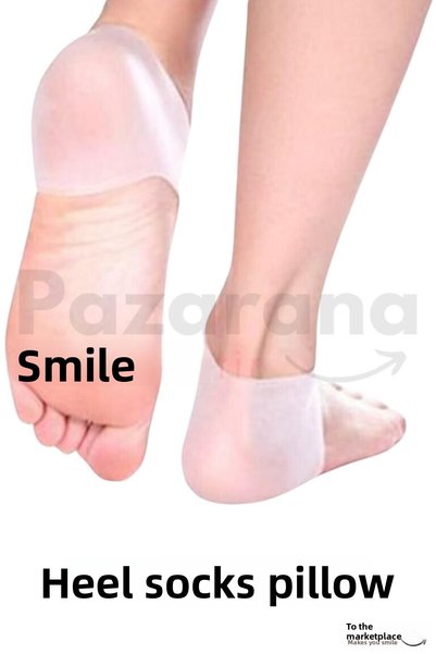 OverPazar Flexible Silicone Heel Liner and Thorn Socks - Protective Shirt and Bunion