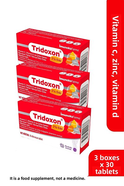 Imuneks Farma تريدوكسون 30 قرص فوار × 3 قطع