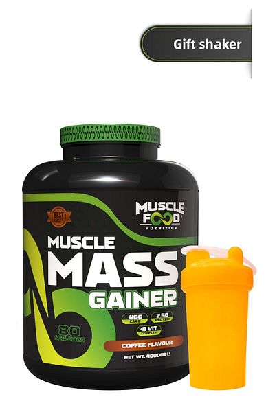 MUSCLEFOOD Massgainer 4000Gr Coffee Flavored Carb Powder - 80 Servings