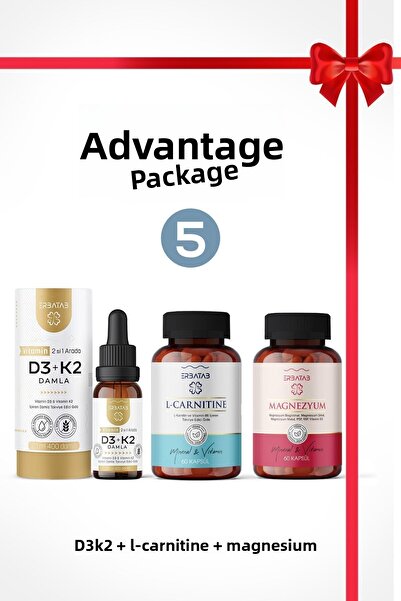 Erbatab Advantage Package 5 (Magnesium, L Carnitine, D3K2)