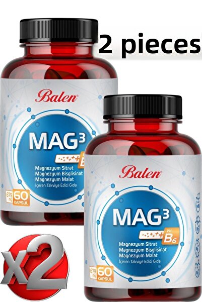 Balen Magnesium Citrate - Mag3 2 Pieces 120 Pieces Capsules