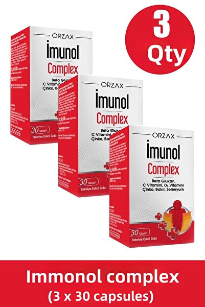 Orzax Complex 30 Capsules 3 Pcs
