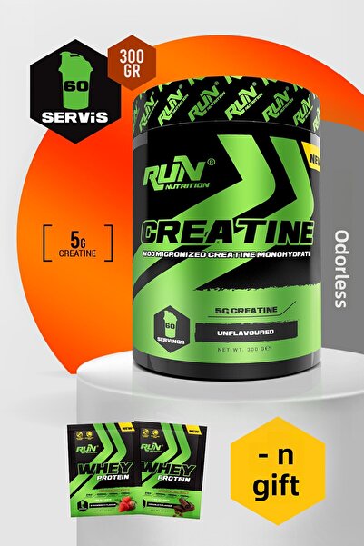 Run Nutrition Creatine - 300g - 60 Serving - Unflavored - Gifted