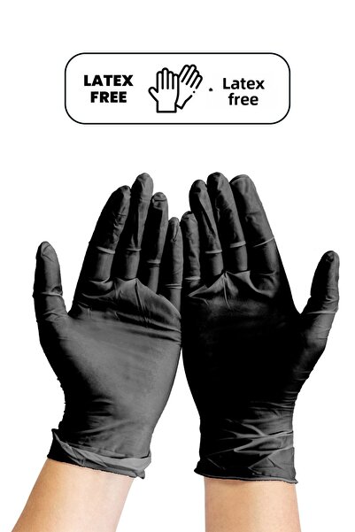 Medizer Slean Black Disposable Gloves Size S 100 Pieces