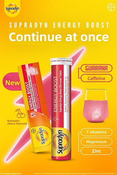 Supradyn Energy Boost Taef 15 Effervescent Tablet 3 Pcs