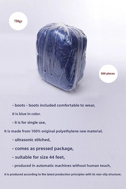 ŞAHKAN NONWOVENS أحذية جرمية عالية الجودة مكونة من 500 قطعة - خياطة مزدوجة 13...