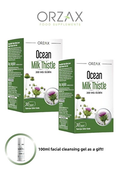 Ocean Milk Thistle 300Mg Silibin 2 Pieces + 100ml Window Elãş Mix Gift
