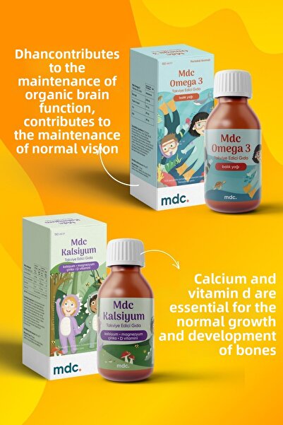 MDC Omega 3 and Calcium Syrup - Development Supported Package