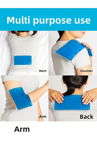 Vanaca Grup 10Pcs Hot Cold Compress Gel Ice Pack, Reusable Warmer, Cooler Thermogel 13X26Cm